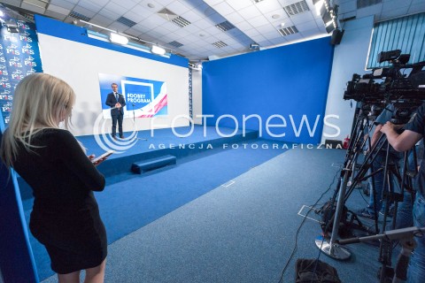  24.08.2018 WARSZAWA<br />KONFERENCJA SZEFA SZTABU WYBORCZEGO PIS<br />N/Z TOMASZ POREBA<br /> 