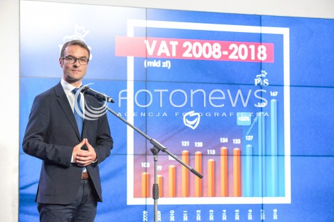  24.08.2018 WARSZAWA<br />KONFERENCJA SZEFA SZTABU WYBORCZEGO PIS<br />N/Z TOMASZ POREBA<br /> 