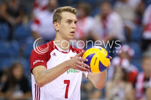  23.08.2018 KRAKOW (TAURON ARENA) <br />
XVI MEMORIAL HUBERTA JERZEGO WAGNERA <br />
MECZ POLSKA - KANADA ( MATCH POLAND - CANADA ) <br />
N/Z ARTUR SZALPUK SYLWETKA <br />
 