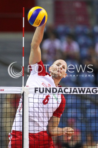  23.08.2018 KRAKOW (TAURON ARENA) <br />
XVI MEMORIAL HUBERTA JERZEGO WAGNERA <br />
MECZ POLSKA - KANADA ( MATCH POLAND - CANADA ) <br />
N/Z BARTOSZ KUREK SYLWETKA <br />
 