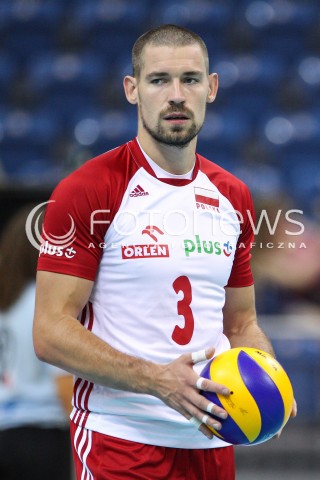  23.08.2018 KRAKOW (TAURON ARENA) <br />
XVI MEMORIAL HUBERTA JERZEGO WAGNERA <br />
MECZ POLSKA - KANADA ( MATCH POLAND - CANADA ) <br />
N/Z DAWID KONARSKI SYLWETKA <br />
 