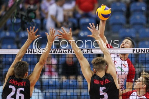  24.08.2018 KRAKOW (TAURON ARENA) <br />
XVI MEMORIAL HUBERTA JERZEGO WAGNERA <br />
MECZ POLSKA - KANADA ( MATCH POLAND - CANADA ) <br />
N/Z MICHAL KUBIAK <br />
 