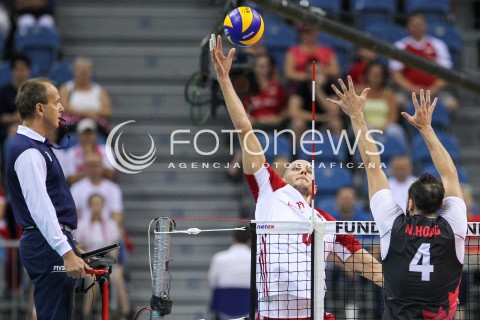  24.08.2018 KRAKOW (TAURON ARENA) <br />
XVI MEMORIAL HUBERTA JERZEGO WAGNERA <br />
MECZ POLSKA - KANADA ( MATCH POLAND - CANADA ) <br />
N/Z BARTOSZ KUREK SEDZIA <br />
 