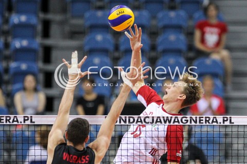  24.08.2018 KRAKOW (TAURON ARENA) <br />
XVI MEMORIAL HUBERTA JERZEGO WAGNERA <br />
MECZ POLSKA - KANADA ( MATCH POLAND - CANADA ) <br />
N/Z JAKUB KOCHANOWSKI <br />
 