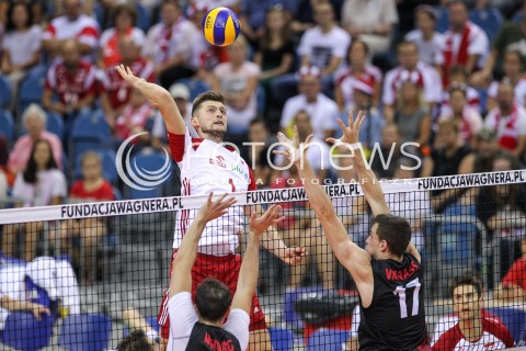  24.08.2018 KRAKOW (TAURON ARENA) <br />
XVI MEMORIAL HUBERTA JERZEGO WAGNERA <br />
MECZ POLSKA - KANADA ( MATCH POLAND - CANADA ) <br />
N/Z PIOTR NOWAKOWSKI <br />
 