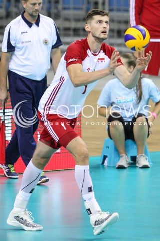  23.08.2018 KRAKOW (TAURON ARENA) <br />
XVI MEMORIAL HUBERTA JERZEGO WAGNERA <br />
MECZ POLSKA - KANADA ( MATCH POLAND - CANADA ) <br />
N/Z PIOTR NOWAKOWSKI SYLWETKA <br />
 