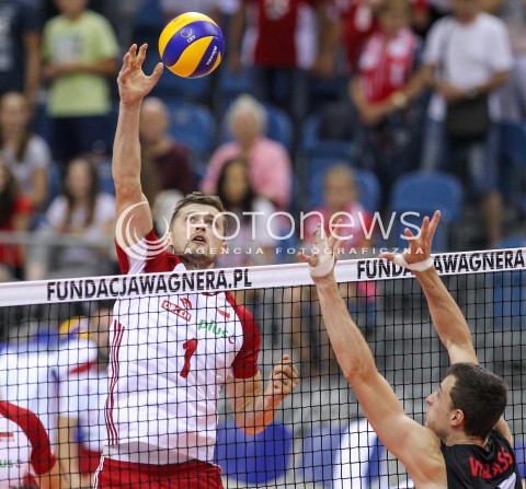  24.08.2018 KRAKOW (TAURON ARENA) <br />
XVI MEMORIAL HUBERTA JERZEGO WAGNERA <br />
MECZ POLSKA - KANADA ( MATCH POLAND - CANADA ) <br />
N/Z PIOTR NOWAKOWSKI <br />
 