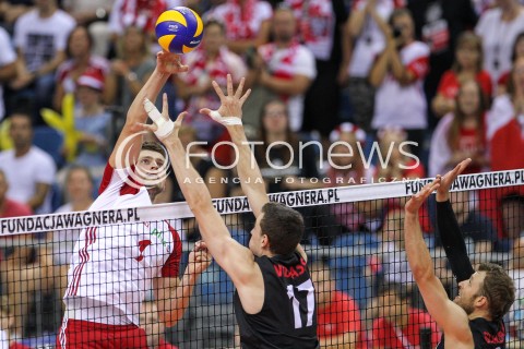  24.08.2018 KRAKOW (TAURON ARENA) <br />
XVI MEMORIAL HUBERTA JERZEGO WAGNERA <br />
MECZ POLSKA - KANADA ( MATCH POLAND - CANADA ) <br />
N/Z PIOTR NOWAKOWSKI <br />
 