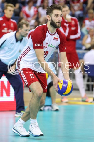  24.08.2018 KRAKOW (TAURON ARENA) <br />
XVI MEMORIAL HUBERTA JERZEGO WAGNERA <br />
MECZ POLSKA - KANADA ( MATCH POLAND - CANADA ) <br />
N/Z GRZEGORZ LOMACZ SYLWETKA <br />
 