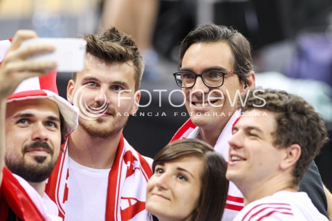  24.08.2018 KRAKOW (TAURON ARENA) <br />
XVI MEMORIAL HUBERTA JERZEGO WAGNERA <br />
MECZ POLSKA - KANADA ( MATCH POLAND - CANADA ) <br />
N/Z SIATKARZ GIBA KIBICE<br />
 