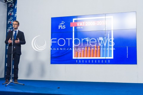  25.08.2018 WARSZAWA <br />KONFERENCJA SZEFA SZTABU WYBORCZEGO PIS <br />N/Z TOMASZ POREBA <br /> 