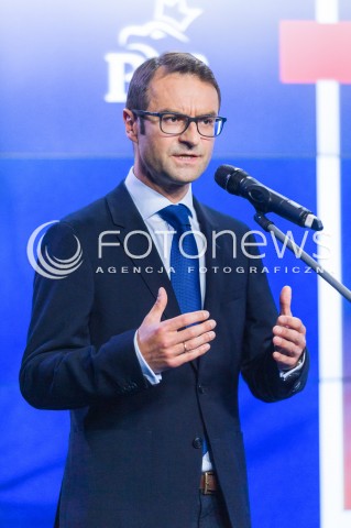  25.08.2018 WARSZAWA <br />KONFERENCJA SZEFA SZTABU WYBORCZEGO PIS <br />N/Z TOMASZ POREBA <br /> 