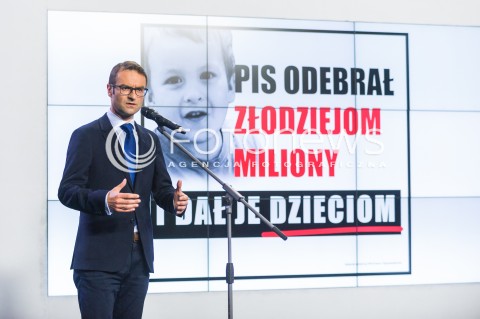  25.08.2018 WARSZAWA <br />KONFERENCJA SZEFA SZTABU WYBORCZEGO PIS <br />N/Z TOMASZ POREBA <br /> 