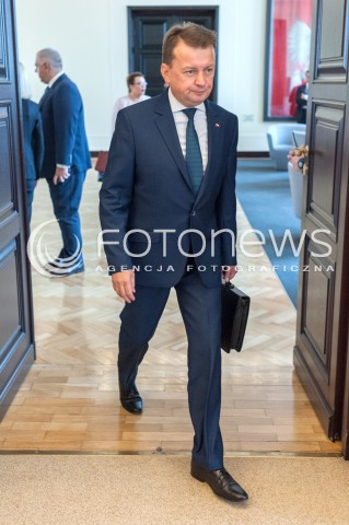  28.08.2018 WARSZAWA<br />KANCELARIA PREZESA RADY MINISTROW<br />POSIEDZENIE RADY MINISTROW<br />N/Z MARIUSZ BLASZCZAK<br /> 