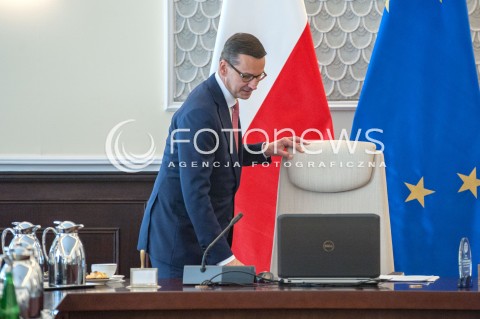 28.08.2018 WARSZAWA<br />KANCELARIA PREZESA RADY MINISTROW<br />POSIEDZENIE RADY MINISTROW<br />N/Z PREMIER MATEUSZ MORAWIECKI<br /> 