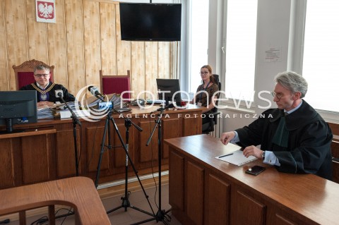  30.08.2018 WARSZAWA SAD<br />OGLOSZENIE WYROKU W PROCESIE WLADYSLAWA FRASYNIUKA<br />N/Z OBRONCA PIOTR SCHRAMM SEDZIA LUKASZ BILINSKI<br /> 