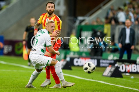  31.08.2018 GDANSK<br />
PILKA NOZNA - EKSTRAKLASA SEZON 2018/2019<br />
MECZ LECHIA GDANSK - KORONA KIELCE<br />
N/Z DANIEL LUKASIK ZLATKO JANJIC<br />
 