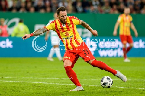  31.08.2018 GDANSK<br />
PILKA NOZNA - EKSTRAKLASA SEZON 2018/2019<br />
MECZ LECHIA GDANSK - KORONA KIELCE<br />
N/Z ZLATKO JANJIC SYLWETKA<br />
 