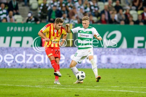  31.08.2018 GDANSK<br />
PILKA NOZNA - EKSTRAKLASA SEZON 2018/2019<br />
MECZ LECHIA GDANSK - KORONA KIELCE<br />
N/Z MATEJ PUCKO MATEUSZ SOPOCKO<br />
 