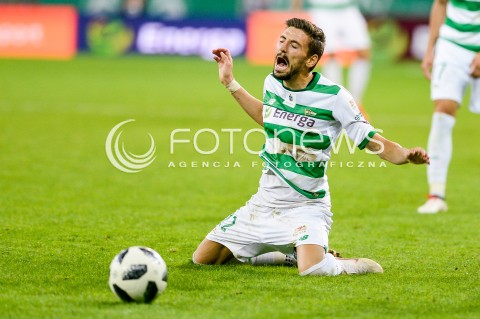  31.08.2018 GDANSK<br />
PILKA NOZNA - EKSTRAKLASA SEZON 2018/2019<br />
MECZ LECHIA GDANSK - KORONA KIELCE<br />
N/Z FILIP MLADENOVIC EMOCJE FAUL<br />
 