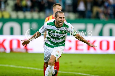  31.08.2018 GDANSK<br />
PILKA NOZNA - EKSTRAKLASA SEZON 2018/2019<br />
MECZ LECHIA GDANSK - KORONA KIELCE<br />
N/Z FLAVIO PAIXAO RADOSC BRAMKA GOL NA 2:0<br />
 