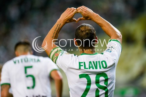  31.08.2018 GDANSK<br />
PILKA NOZNA - EKSTRAKLASA SEZON 2018/2019<br />
MECZ LECHIA GDANSK - KORONA KIELCE<br />
N/Z FLAVIO PAIXAO RADOSC BRAMKA GOL NA 2:0<br />
 