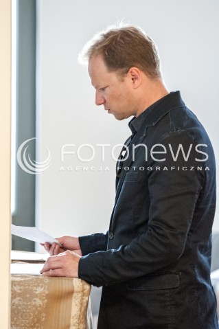  01.09.2018 WARSZAWA<br />CZYTELNIA PISARZY ZYDOWSKICH<br />N/Z MACIEJ STUHR<br /> 