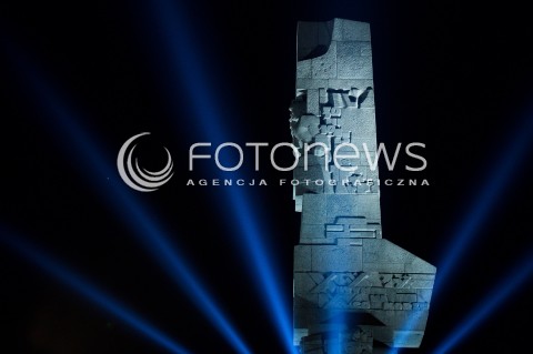  01.09.2018 GDANSK<br />79. ROCZNICA WYBUCHU II WOJNY SWIATOWEJ NA WESTERPLATTE<br />N/Z POMNIK OBRONCOW WYBRZEZA WESTERPLATTE<br /> 