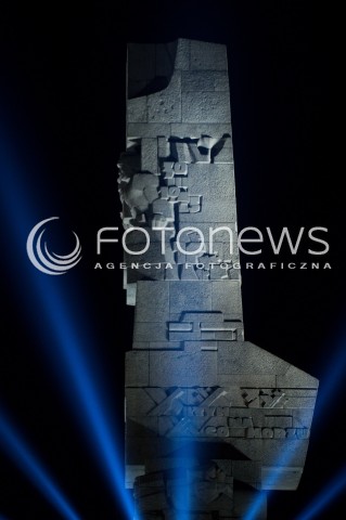  01.09.2018 GDANSK<br />79. ROCZNICA WYBUCHU II WOJNY SWIATOWEJ NA WESTERPLATTE<br />N/Z POMNIK OBRONCOW WYBRZEZA WESTERPLATTE<br /> 