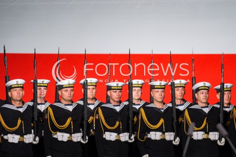  01.09.2018 GDANSK<br />79. ROCZNICA WYBUCHU II WOJNY SWIATOWEJ NA WESTERPLATTE<br />N/Z KOMPANIA REPREZENTACYJNA MARYNARKI WOJENNEJ RP<br /> 