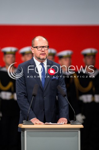  01.09.2018 GDANSK<br />79. ROCZNICA WYBUCHU II WOJNY SWIATOWEJ NA WESTERPLATTE<br />N/Z PREZYDENT GDANSKA PAWEL ADAMOWICZ<br /> 