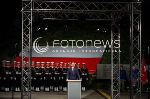  01.09.2018 GDANSK<br />79. ROCZNICA WYBUCHU II WOJNY SWIATOWEJ NA WESTERPLATTE<br />N/Z PREMIER MATEUSZ MORAWIECKI<br /> 