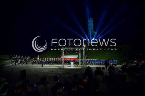  01.09.2018 GDANSK<br />79. ROCZNICA WYBUCHU II WOJNY SWIATOWEJ NA WESTERPLATTE<br />N/Z PREMIER MATEUSZ MORAWIECKI NA TLE POMNIKA OBRONCOW WYBRZEZA WESTERPLATTE<br /> 