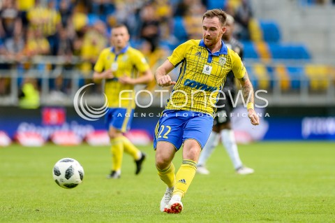  01.09.2018 GDYNIA<br />
PILKA NOZNA - EKSTRAKLASA SEZON 2018/2019<br />
MECZ ARKA GDYNIA - ZAGLEBIE SOSNOWIEC<br />
N/Z MICHAL JANOTA SYLWETKA<br />
 