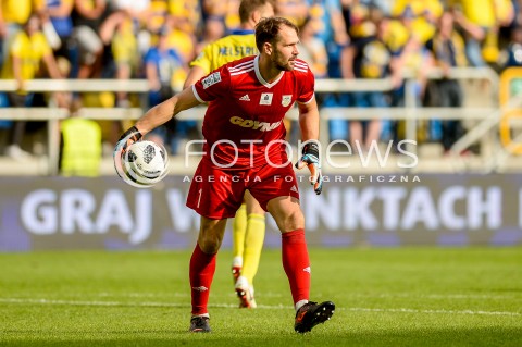  01.09.2018 GDYNIA<br />
PILKA NOZNA - EKSTRAKLASA SEZON 2018/2019<br />
MECZ ARKA GDYNIA - ZAGLEBIE SOSNOWIEC<br />
N/Z PAVELS STEINBORS SYLWETKA<br />
 