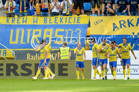  01.09.2018 GDYNIA<br />
PILKA NOZNA - EKSTRAKLASA SEZON 2018/2019<br />
MECZ ARKA GDYNIA - ZAGLEBIE SOSNOWIEC<br />
N/Z LUKA ZARANDIA RADOSC BRAMKA GOL NA 2:1 MACIEJ JANKOWSKI DAMIAN ZBOZIEN RAFAL SIEMASZKO ANDRII BOGDANOV<br />
 