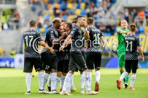  01.09.2018 GDYNIA<br />
PILKA NOZNA - EKSTRAKLASA SEZON 2018/2019<br />
MECZ ARKA GDYNIA - ZAGLEBIE SOSNOWIEC<br />
N/Z SZYMON PAWLOWSKI RADOSC BRAMKA GOL NA 2:2 KONRAD WRZESINSKI SEBASTIAN MILEWSKI ZARKO UDOVICIC VAMARA SANOGO PIOTR POLCZAK<br />
 