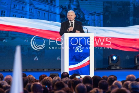  02.09.2018 WARSZAWA<br />KONWENCJA PIS W WARSZAWIE<br />N/Z JAROSLAW KACZYNSKI<br /> 