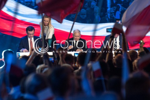  02.09.2018 WARSZAWA<br />KONWENCJA PIS W WARSZAWIE<br />N/Z JAROSLAW KACZYNSKI ZBIGNIEW ZIOBRO JAROSLAW GOWIN<br /> 