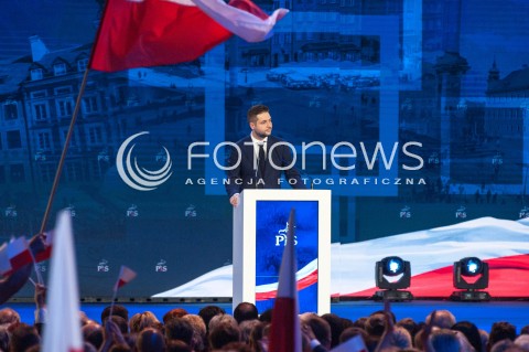  02.09.2018 WARSZAWA<br />KONWENCJA PIS W WARSZAWIE<br />N/Z PATRYK JAKI<br /> 