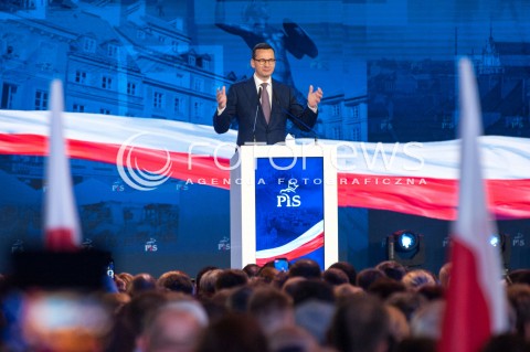  02.09.2018 WARSZAWA<br />KONWENCJA PIS W WARSZAWIE<br />N/Z PREMIER MATEUSZ MORAWIECKI<br /> 