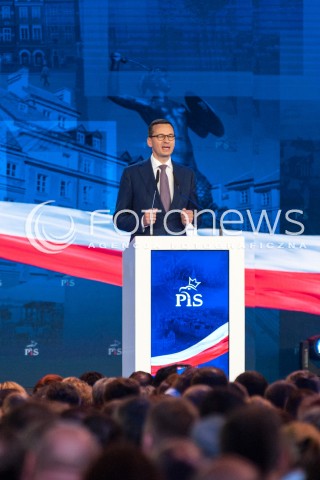  02.09.2018 WARSZAWA<br />KONWENCJA PIS W WARSZAWIE<br />N/Z PREMIER MATEUSZ MORAWIECKI<br /> 
