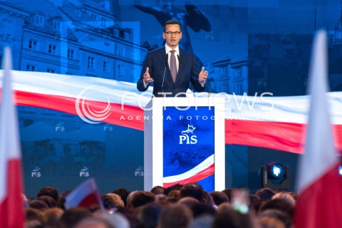  02.09.2018 WARSZAWA<br />KONWENCJA PIS W WARSZAWIE<br />N/Z PREMIER MATEUSZ MORAWIECKI<br /> 