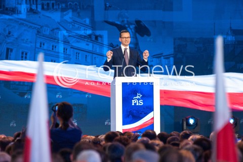  02.09.2018 WARSZAWA<br />KONWENCJA PIS W WARSZAWIE<br />N/Z PREMIER MATEUSZ MORAWIECKI<br /> 