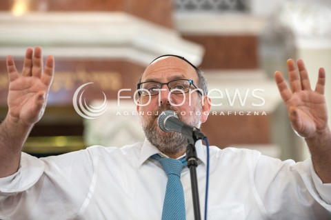  02.09.2018 WARSZAWA<br />STO PYTAN DO RABINA SPOTKANIE Z MICHAELEM SCHUDRICHEM NACZELNYM RABINEM POLSKI<br />N/Z MICHAEL SCHUDRICH<br /> 