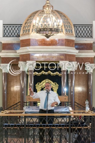  02.09.2018 WARSZAWA<br />STO PYTAN DO RABINA SPOTKANIE Z MICHAELEM SCHUDRICHEM NACZELNYM RABINEM POLSKI<br />N/Z MICHAEL SCHUDRICH<br /> 