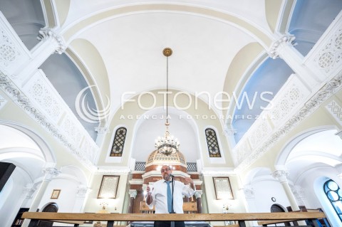  02.09.2018 WARSZAWA<br />STO PYTAN DO RABINA SPOTKANIE Z MICHAELEM SCHUDRICHEM NACZELNYM RABINEM POLSKI<br />N/Z MICHAEL SCHUDRICH<br /> 