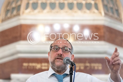  02.09.2018 WARSZAWA<br />STO PYTAN DO RABINA SPOTKANIE Z MICHAELEM SCHUDRICHEM NACZELNYM RABINEM POLSKI<br />N/Z MICHAEL SCHUDRICH<br /> 