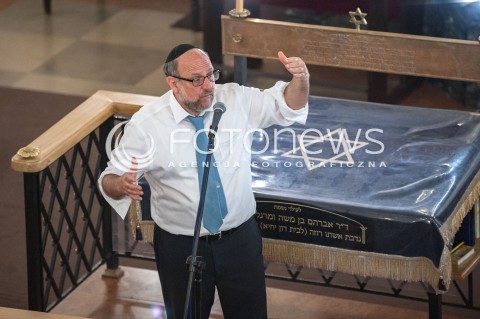  02.09.2018 WARSZAWA<br />STO PYTAN DO RABINA SPOTKANIE Z MICHAELEM SCHUDRICHEM NACZELNYM RABINEM POLSKI<br />N/Z MICHAEL SCHUDRICH<br /> 