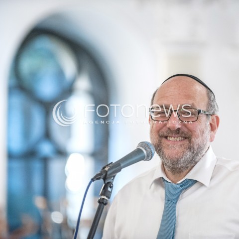  02.09.2018 WARSZAWA<br />STO PYTAN DO RABINA SPOTKANIE Z MICHAELEM SCHUDRICHEM NACZELNYM RABINEM POLSKI<br />N/Z MICHAEL SCHUDRICH<br /> 